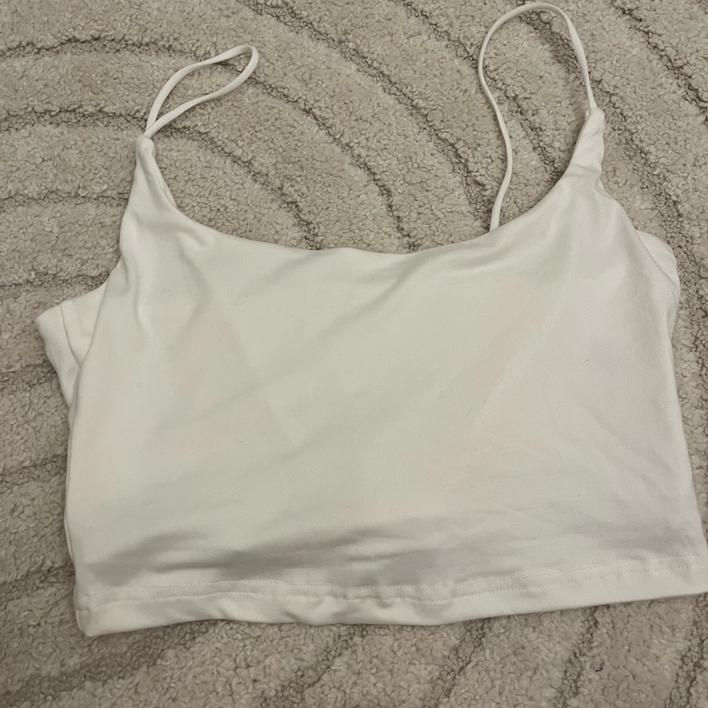 White Spaghetti Strap Top